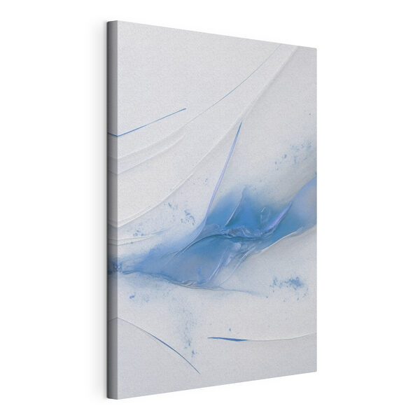 Wydruk na płótnie Niebieska i biała farba (SKU: s49993) Wydruk na płótnie Wydruk na płótnie Niebieska i biała farba (SKU: s49993)
