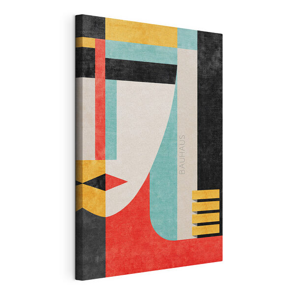 Wydruk na płótnie Abstrakcyjny geometryczny plakat Bauhaus