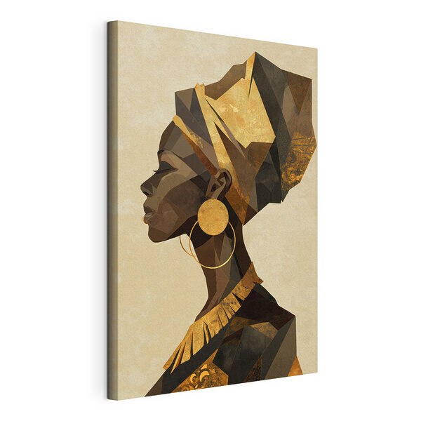 Wydruk na płótnie Portret kobiety w turbanie