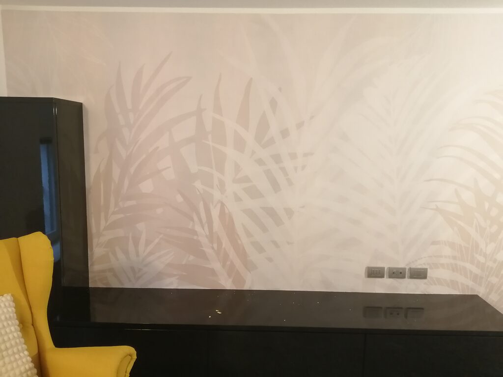 Fototapeta Białe i brązowe liście
